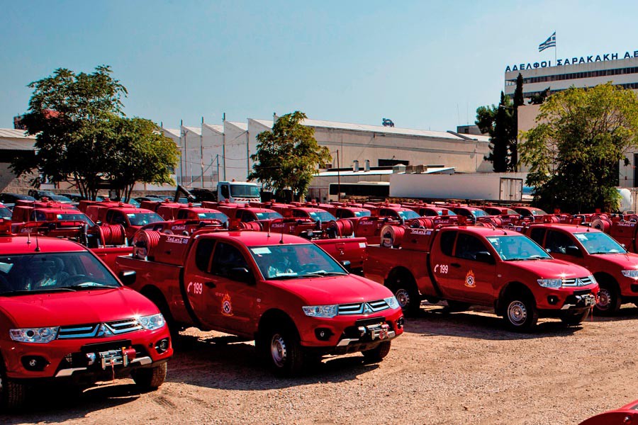 80 νέα Mitsubishi L200 Club Cab 4X4 για την Πυροσβεστική