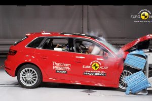 Νέα crash tests σε Audi A3 e-tron, Jeep Renegade, Kia Soul (+videos)