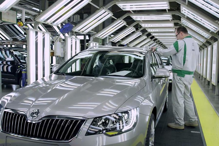 Πως παράγεται το Skoda Superb στο Kvasiny (video)