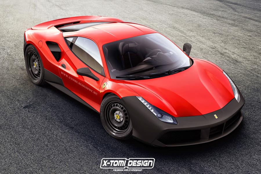 Πως θα ήταν η νέα Ferrari 488 GTB σε βασική έκδοση;