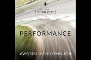 Νέα Ferrari θα αποκαλυφθεί επίσημα στις 3 Φεβρουαρίου