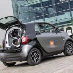 Smart fortwo με ηχεία ισχύος 5.720 watts για πολύ δυνατό ήχο!