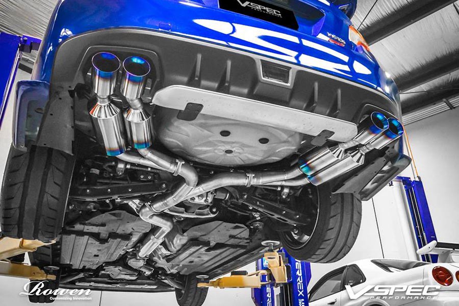 Νέο Subaru WRX STI με πλήρες σετ εξάτμισης τιτανίου