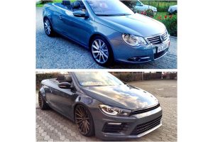 VW Eos με μπροστινό μέρος Scirocco και κινητήρα R36!