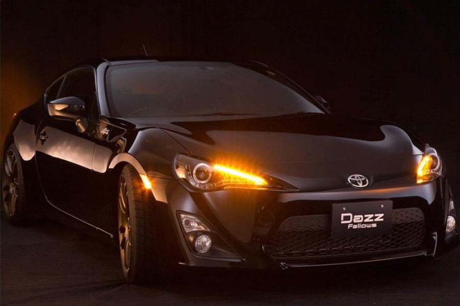 LED φανάρια για Toyota GT 86 δείχνουν φοβερά (+video)