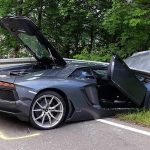 Τριπλή σύγκρουση από τυφλή προσπέραση της Lamborghini