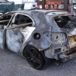 Καμένη Mercedes-AMG A 45 με 19.000 χλμ. πωλείται 9.500€!