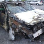 Καμένη Mercedes-AMG A 45 με 19.000 χλμ. πωλείται 9.500€!