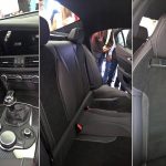 Το εσωτερικό της Alfa Romeo Giulia με δέρμα και ανθρακόνημα