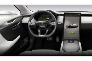 Το κινέζικο Tesla με… KITT και διάφορους ήχους κινητήρων!