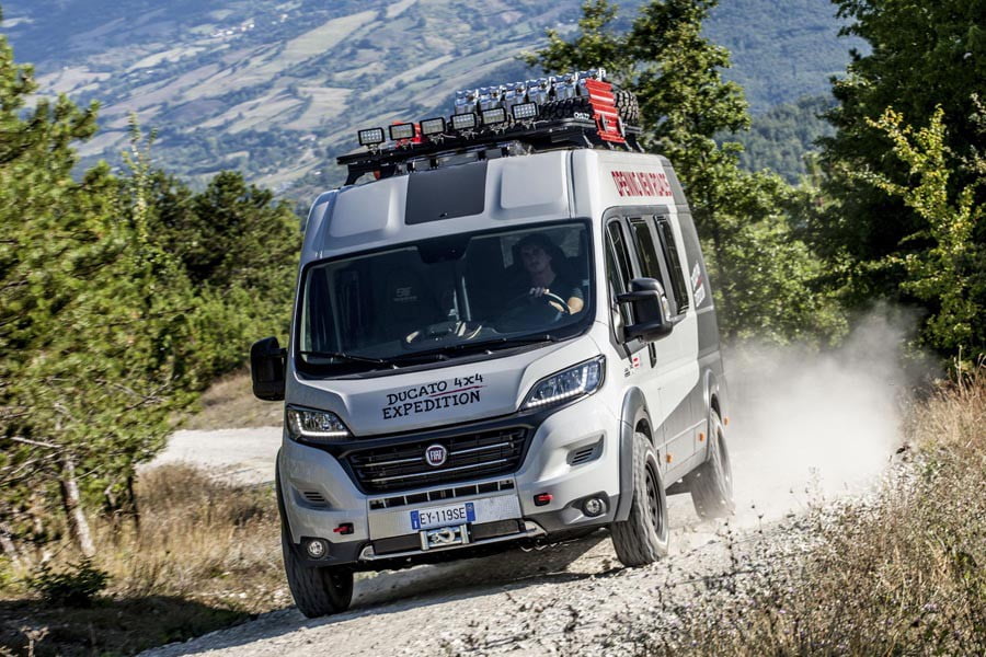 Νέο παντός εδάφους τροχόσπιτο Fiat Ducato 4×4 Expedition