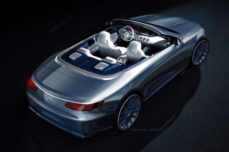 Πρώτη αποκάλυψη της νέας Mercedes S-Class Cabriolet