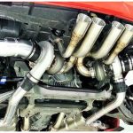 Φοβερό σύστημα εξάτμισης με turbo και δύο φίλτρα αέρα