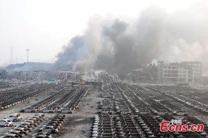 Βιβλική καταστροφή από γιγάντια έκρηξη σε λιμάνι της Κίνας