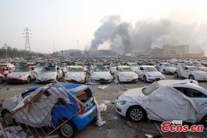 Βιβλική καταστροφή από γιγάντια έκρηξη σε λιμάνι της Κίνας