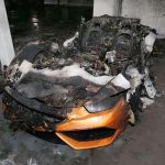 Lamborghini Huracan και δύο Rolls-Royce έγιναν κάρβουνο