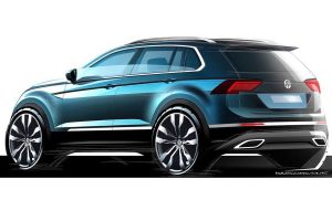 Τα πρώτα επίσημα σκίτσα του νέου Volkswagen Tiguan