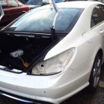 Πλιάτσικο για ανταλλακτικά σε καινούργια Mercedes-Benz CLS