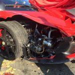 Ferrari LaFerrari μόλις ενός μηνός έπεσε σε τρία αυτοκίνητα