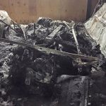 Ό,τι απέμεινε από BMW i3 μετά από πυρκαγιά σε γκαράζ