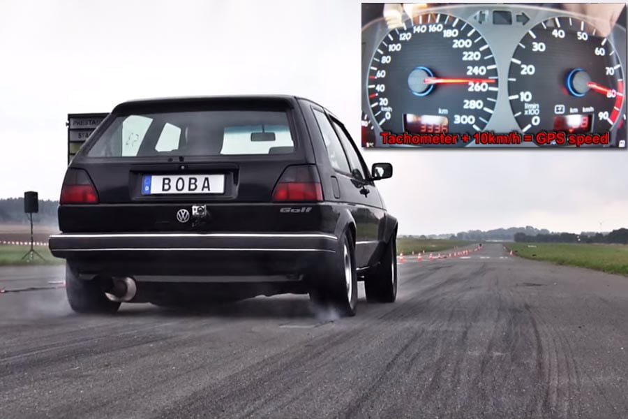 VW Golf Mk2 2.0 Turbo 1.233hp 4MOTION είναι ΠΥΡΑΥΛΟΣ!