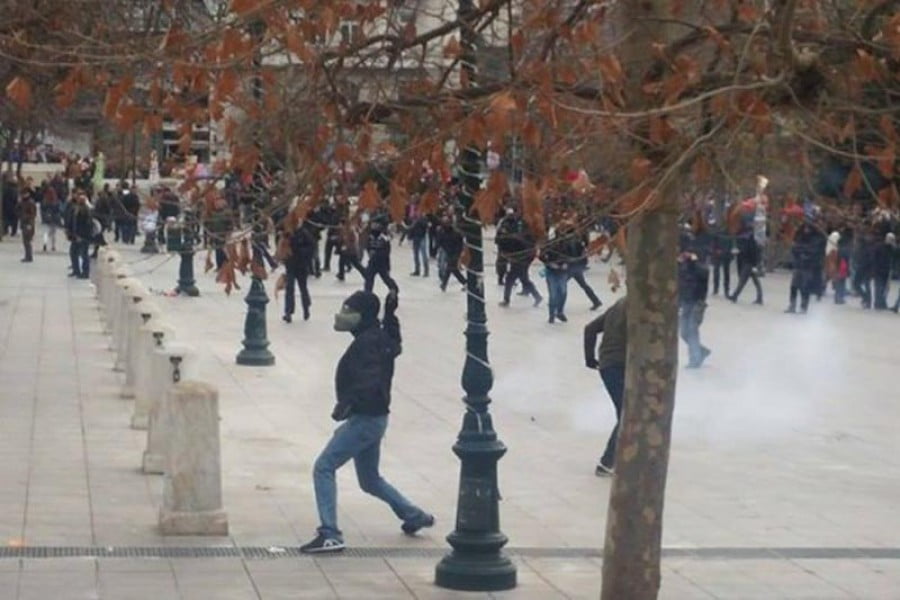 Επεισόδια στο κέντρο της Αθήνας