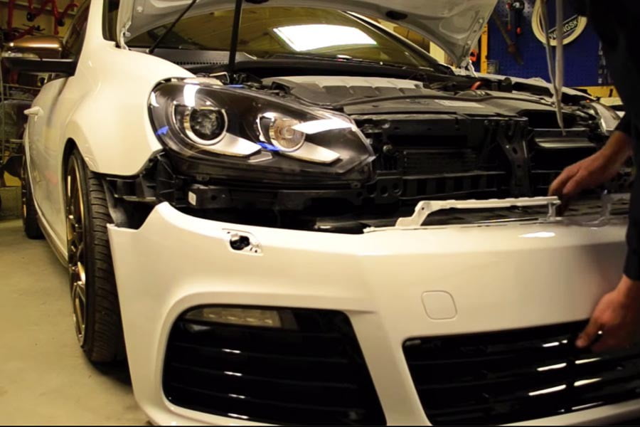 Πως τοποθετείται προφυλακτήρας από VW Golf R σε GTI Mk6