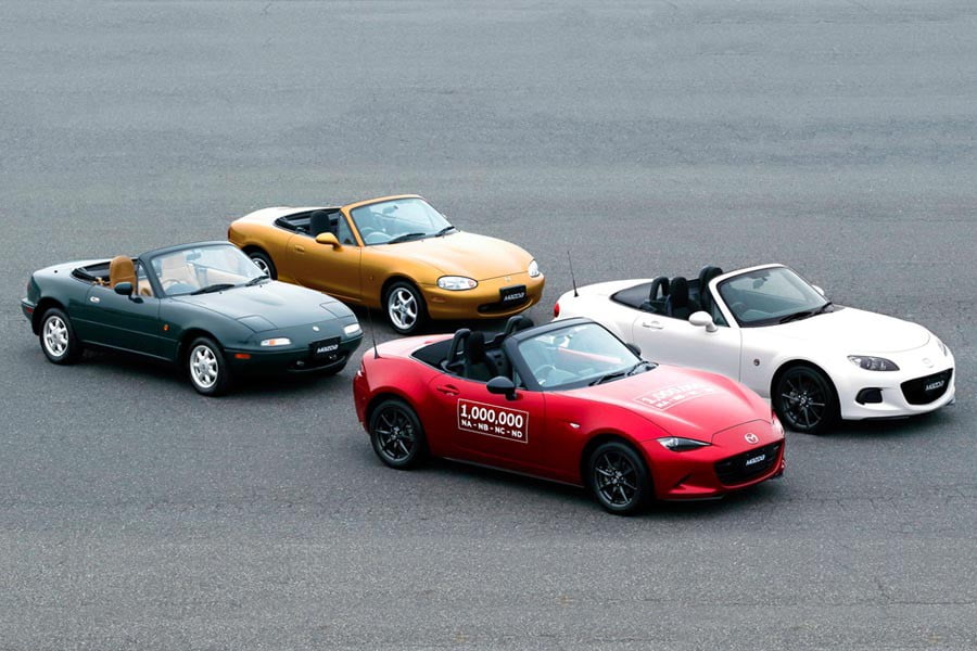 Το Mazda MX-5 ξεπέρασε το 1.000.000 αυτοκίνητα!