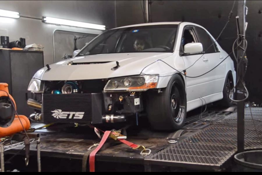 Mitsubishi Lancer Evo με 1.144 ίππους στους τροχούς! (video)