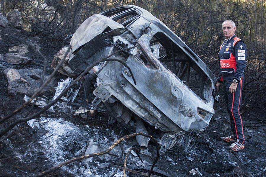 Κάρβουνο έγινε το Hyundai i20 WRC στο Ράλι Πορτογαλίας