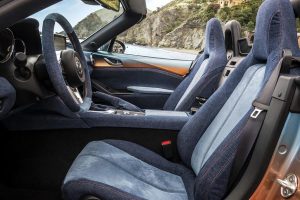 Mazda MX-5 Levanto με χρώμα ηλιοβασιλέματος και τζιν εσωτερικό!