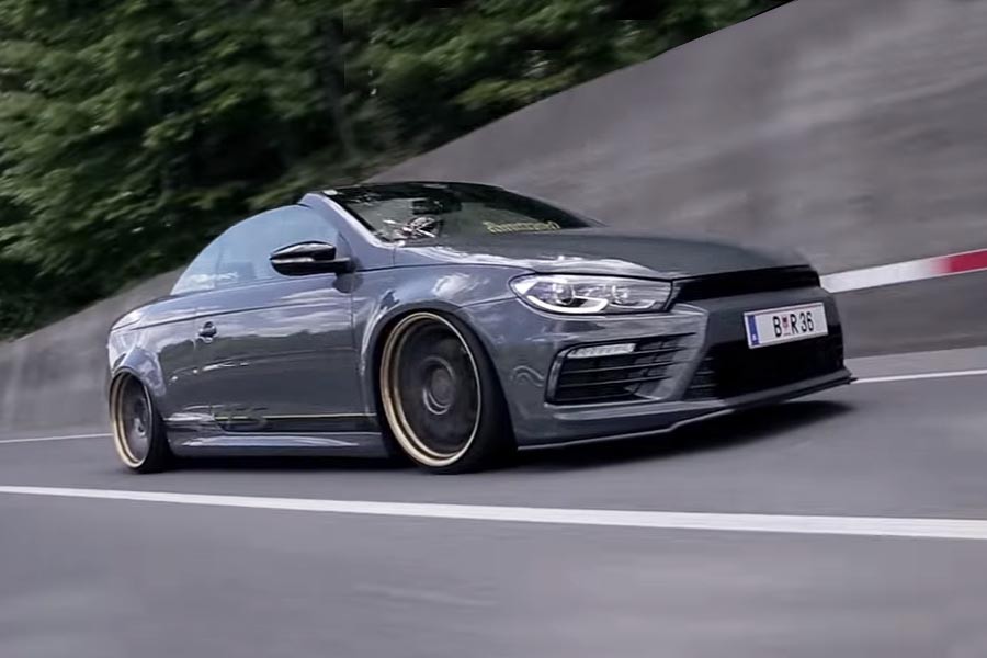 VW Eos με μούρη από Scirocco και κινητήρα R36 300 PS (+video)