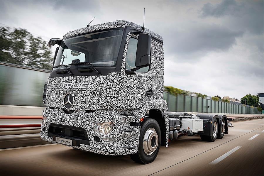 Πρεμιέρα για το ηλεκτρικό φορτηγό Mercedes Urban eTruck