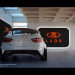 Lada Vesta με δύο τύπους αεροδυναμικού κιτ αμαξώματος