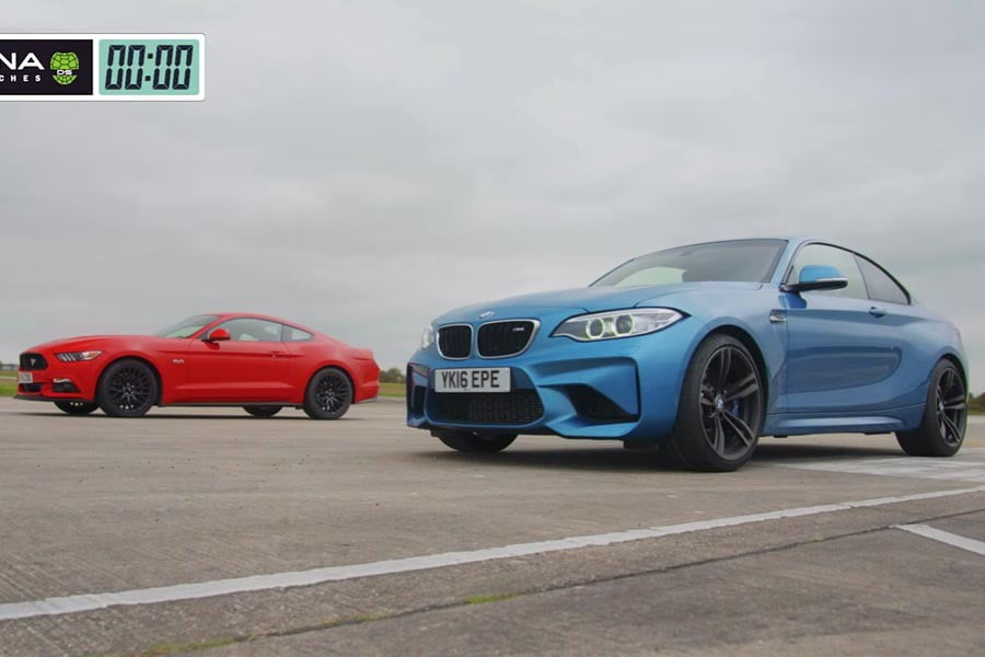 BMW M2 «δίνει πόνο» σε Ford Mustang 5.0 λτ.