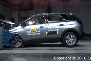 Crash tests του Euro NCAP σε Mercedes E-Class και Peugeot 3008