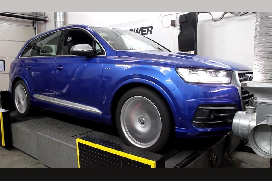 Στο δυναμόμετρο Audi SQ7 TDI με 473 PS και 945 Nm ροπή!