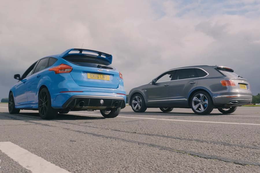Δαυίδ vs Γολιάθ: Ford Focus RS vs Bentley Bentayga