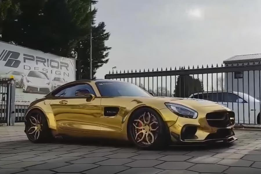 Mercedes-AMG GT σκέτο χρυσάφι (+video)