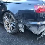 Ο Valentino Rossi τράκαρε το Audi RS6 του (+video)