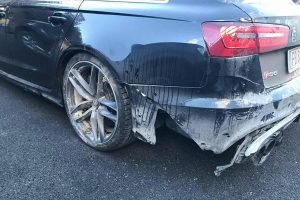 Ο Valentino Rossi τράκαρε το Audi RS6 του (+video)