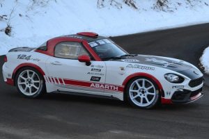 Ντεμπούτο του αγωνιστικού Abarth 124 Spider στο Ράλι του Μόντε Κάρλο