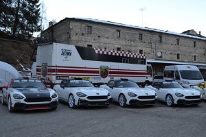 Ντεμπούτο του αγωνιστικού Abarth 124 Spider στο Ράλι του Μόντε Κάρλο
