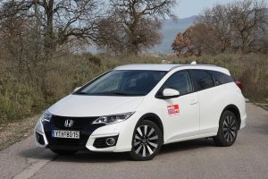 Δοκιμή Honda Civic Tourer diesel 1.6 i-DTEC 120 PS