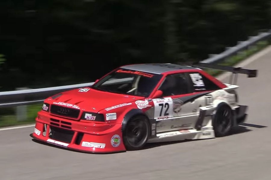 Audi S2 R Quattro σηκώνει την τρίχα κάγκελο! (video)