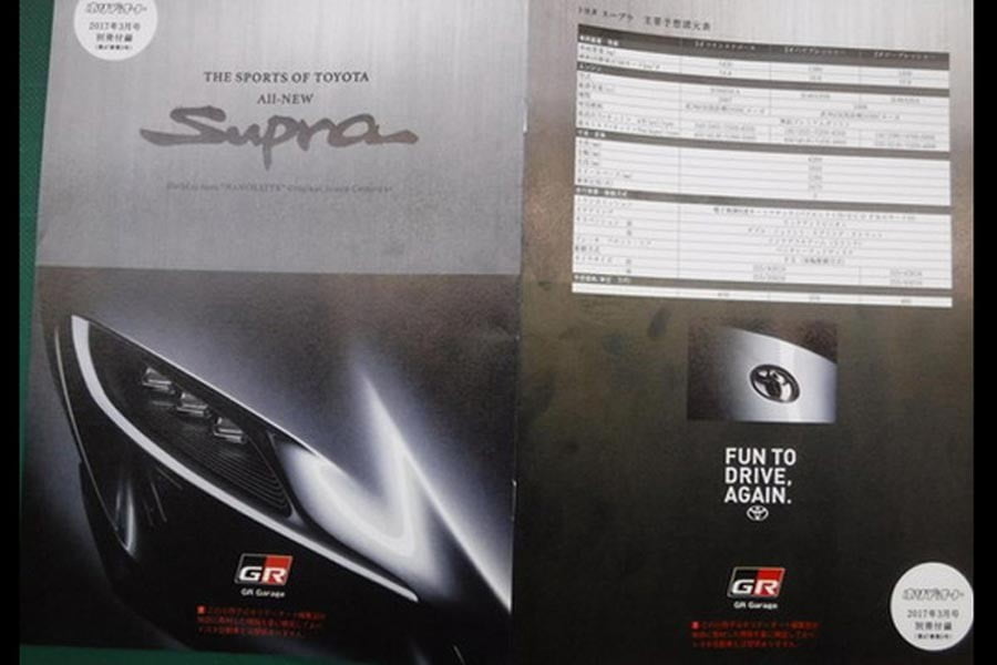 Συναγερμός: Διαρροή Toyota Supra – Από 192 έως 340 άλογα