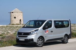 Στη Λευκάδα με το 9θέσιο diesel Fiat Talento 1.6 Ecojet