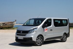 Στη Λευκάδα με το 9θέσιο diesel Fiat Talento 1.6 Ecojet