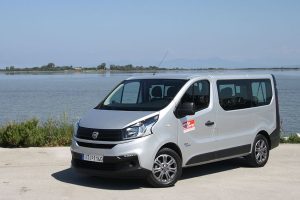 Στη Λευκάδα με το 9θέσιο diesel Fiat Talento 1.6 Ecojet