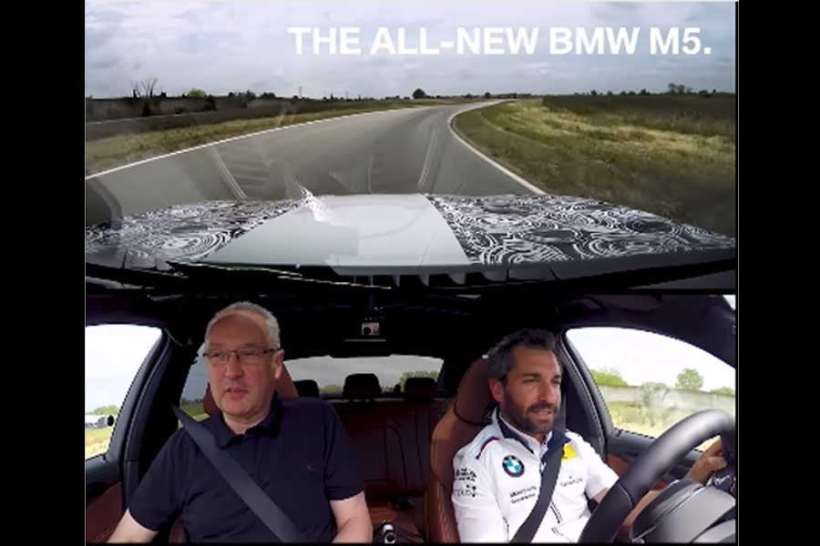 Αγωνιστική βόλτα με την ολοκαίνουργια BMW M5 (+video)